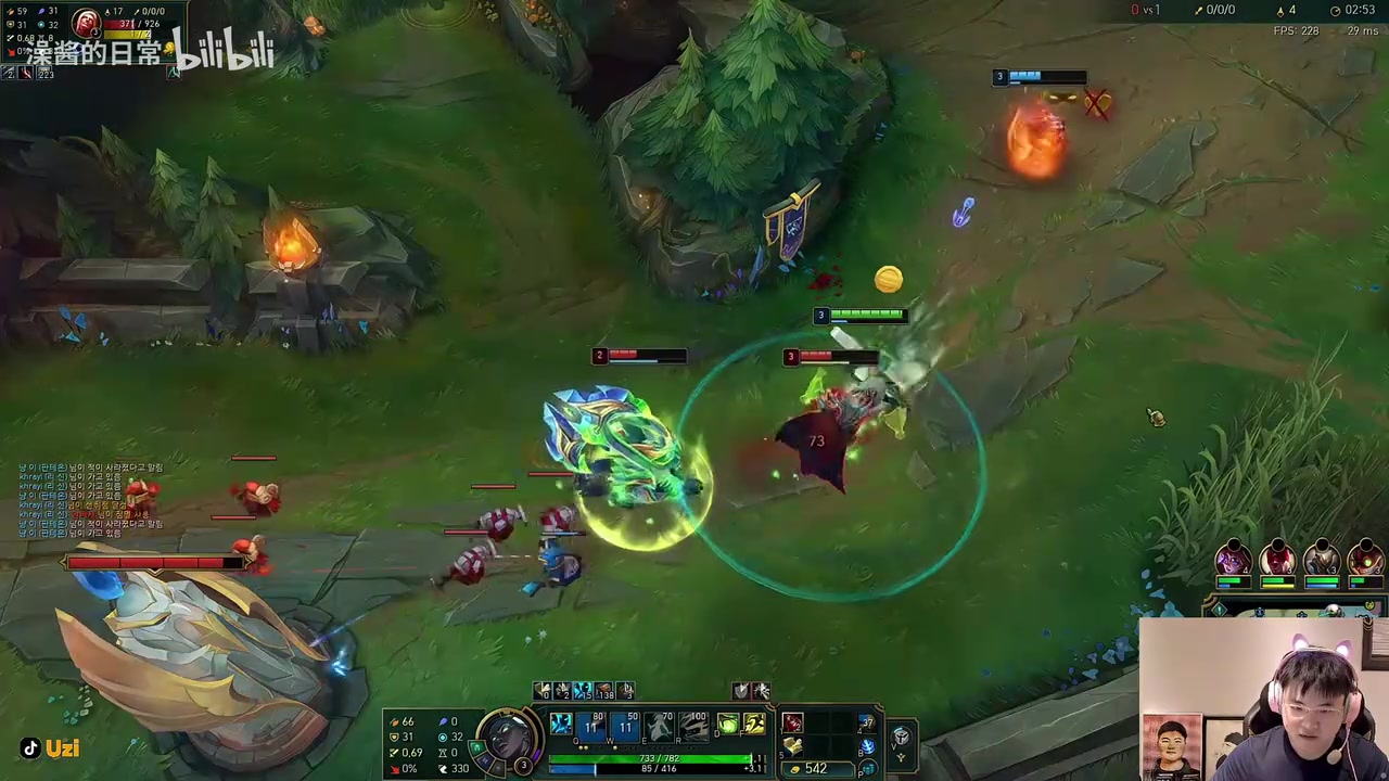 Uzi塞纳把对面射麻 全场没被钩一次：我这波贴脸走位有人看懂吗？【球盟会】