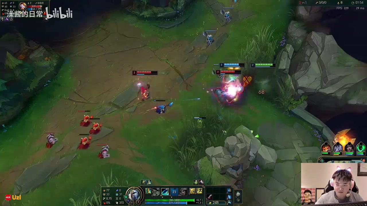 下路血腥车轮战！Uzi连杀5个丝血笑到最后：你们装什么？【球盟会】