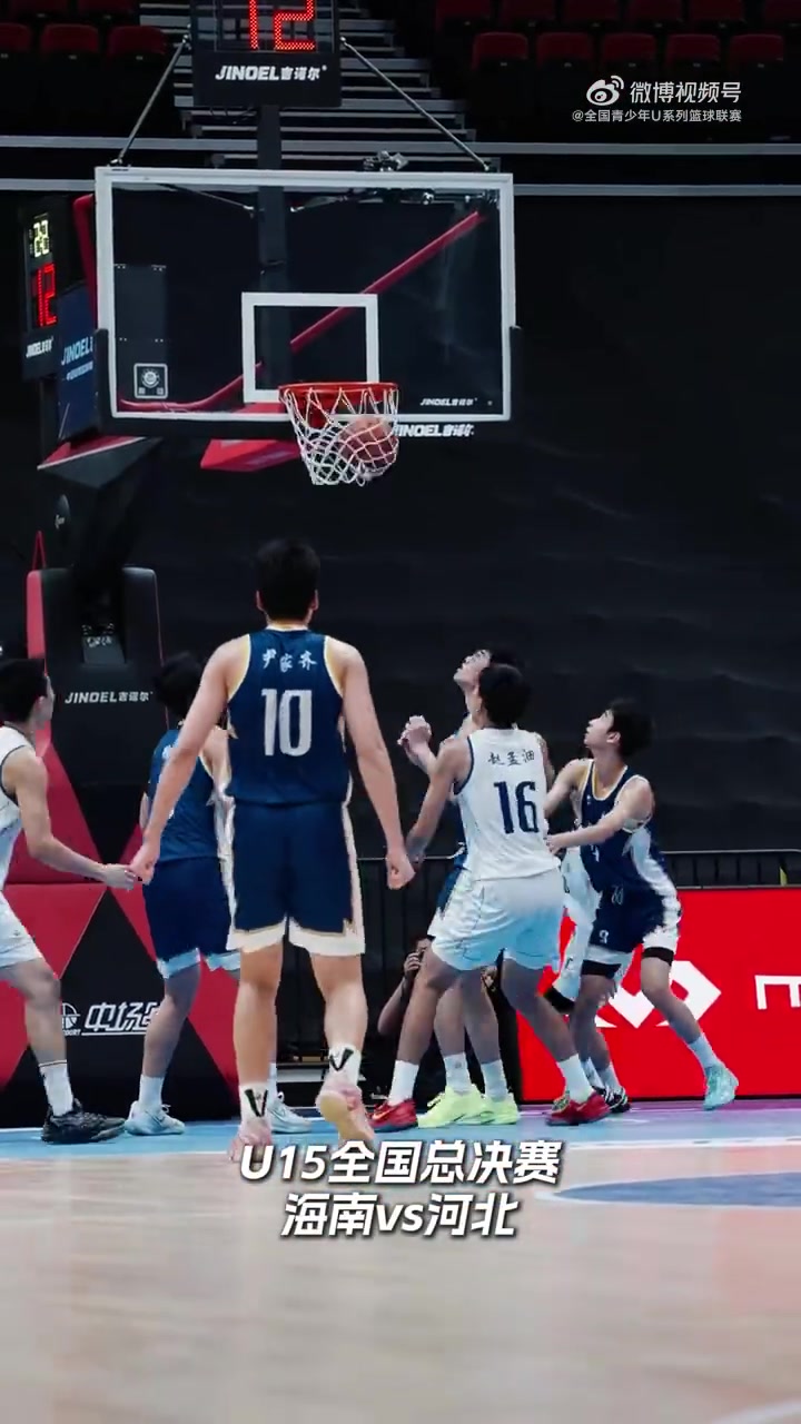 全国U15青少年篮球联赛男子组海南队登顶！属于他们的总冠军🏆