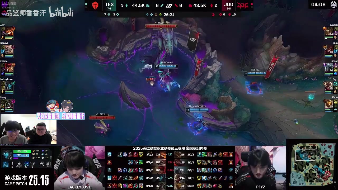 wayward看TES 2-1 JDG：69他回来了纳尔太自信了