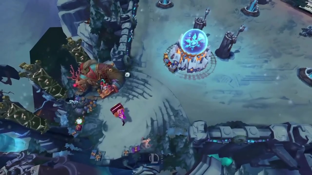 LOL官方发布冬季召唤师峡谷地图预览：欢迎来到冰雪世界！