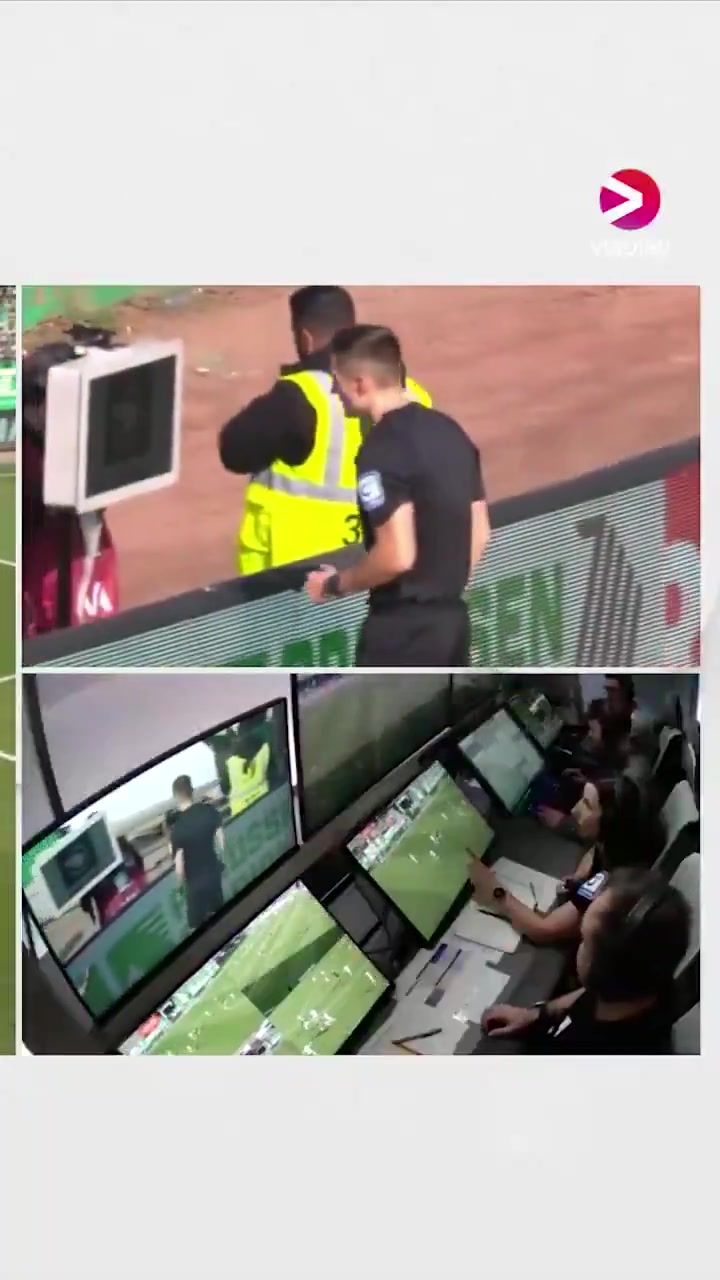 【最新进展】德乙蒙面球迷冲进球场拔掉VAR显示器电源✌️插头，试图干扰裁判执法(图2)