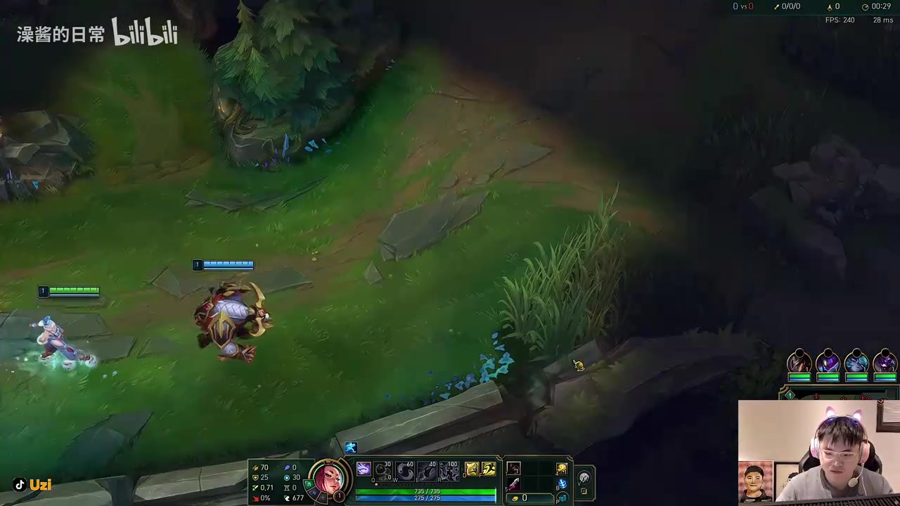 【球盟会】芸阿娜爆杀局！Uzi轻松闪躲石头人R：这种闪不出来弹幕绝对狂喷！